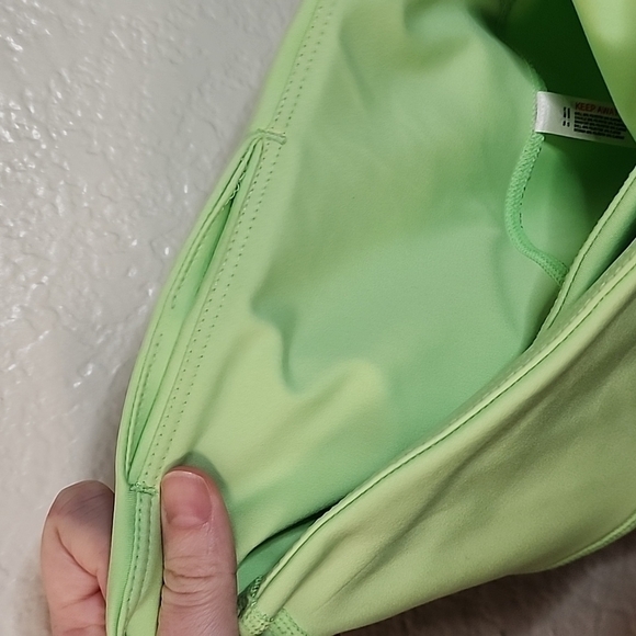 Free People Movement Neon Green High-Rise 7/8 Wrap Lose Control Leggings - Picture 9 of 12